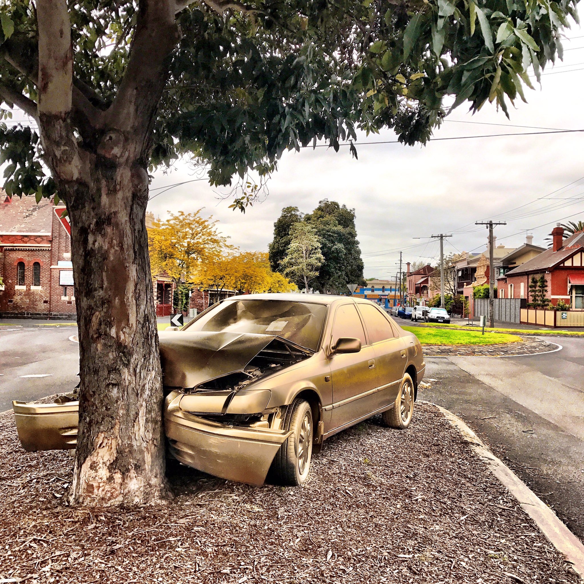 gold paint car