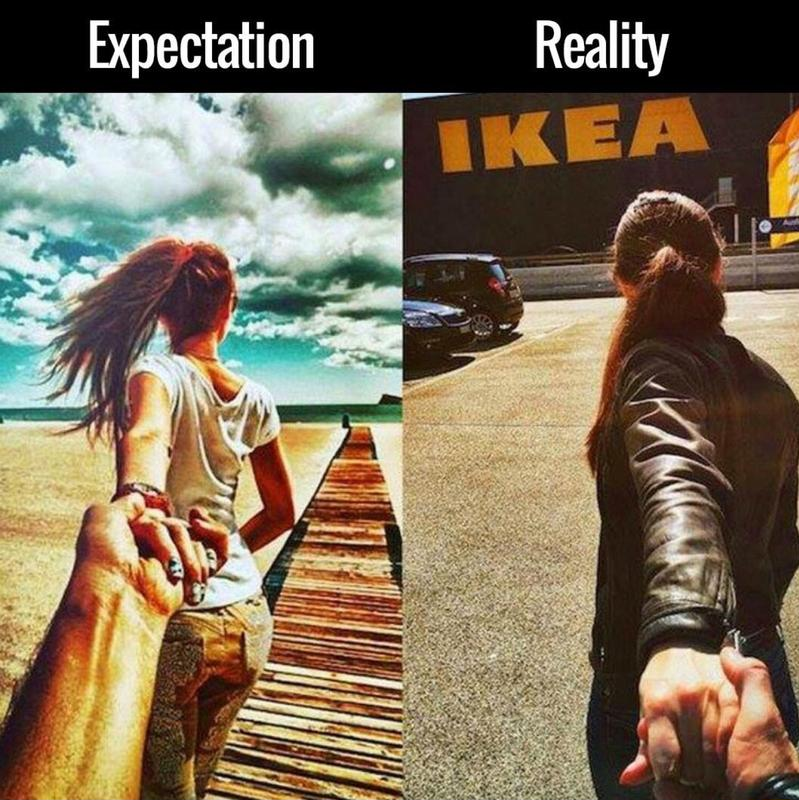 expectations vs reality ikea - Expectation Reality Ke