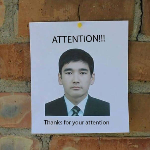 attention thanks for your attention - Attention!!! Thanks for your attention