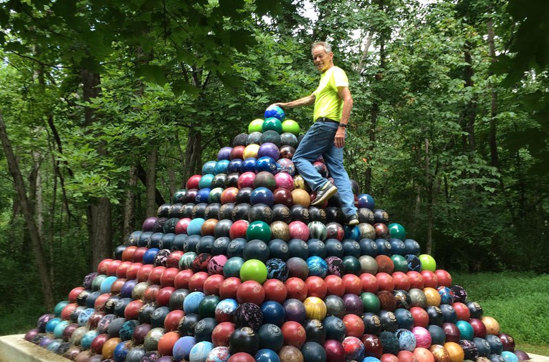 bowling ball pyramid