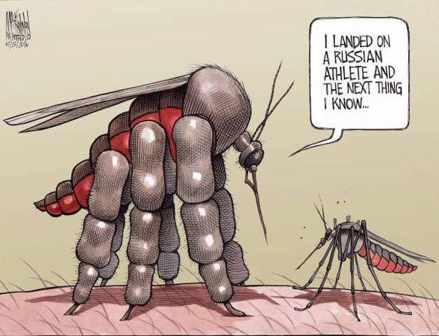russian mosquito - Well I Landed On A Russian Athlete And The Next Thing I Know...