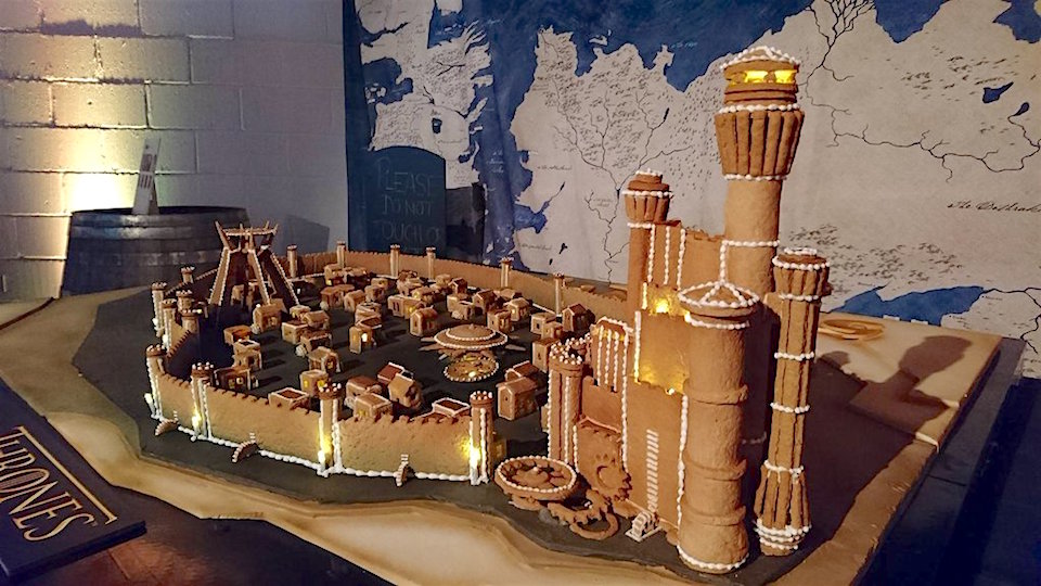 game of thrones gingerbread house - Lond