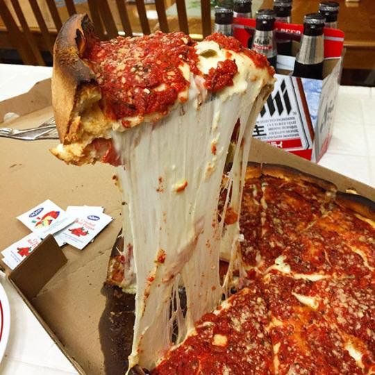 chicago pizza cheese
