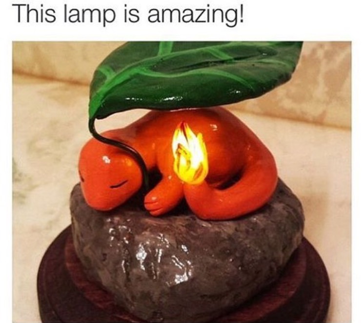 charmander lamp - This lamp is amazing!