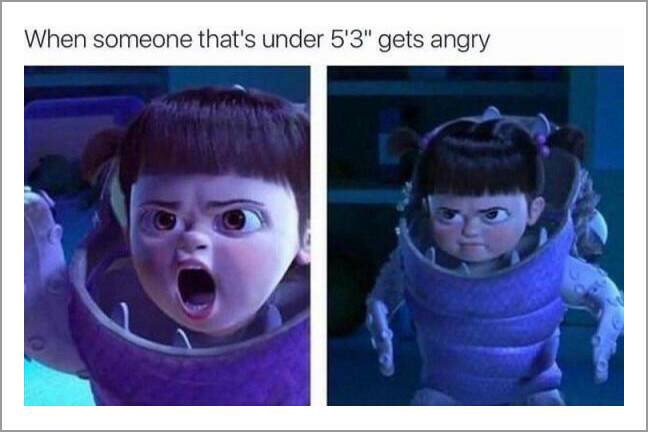 angry short person - When someone that's under 5'3