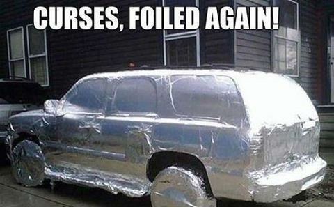 aluminum foil funny - Curses, Foiled Again!