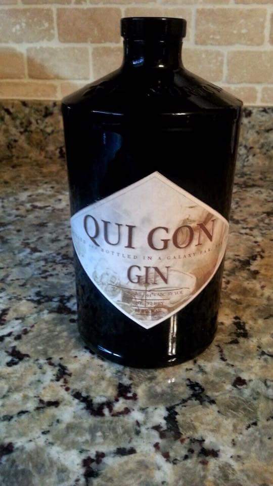 Star Wars - Qui Gon Red In On Gin