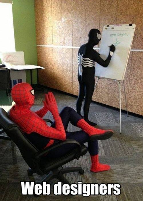 spider man web designer - We Web designers