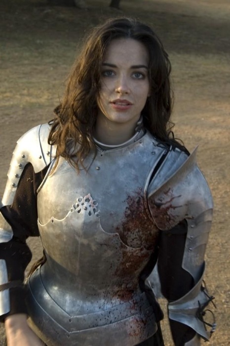 woman in armor