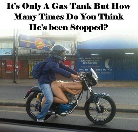 nice bike - It's Only A Gas Tank But How Many Times Do You Think He's been Stopped? Neumaticos Europeos Usados 000 100. 000 212.473
