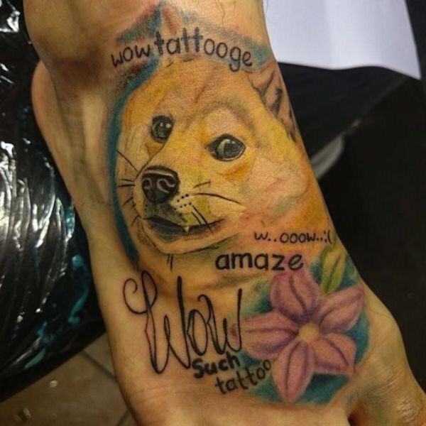 doge tattoo - tattooge wow tattoo w..ooow.. amaze ta