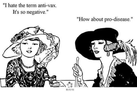 anti vax pro disease - "I hate the term antivax, It's so negative." "How about prodisease." Ravm