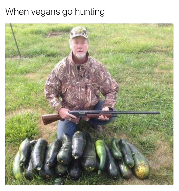 vegan hunting - When vegans go hunting