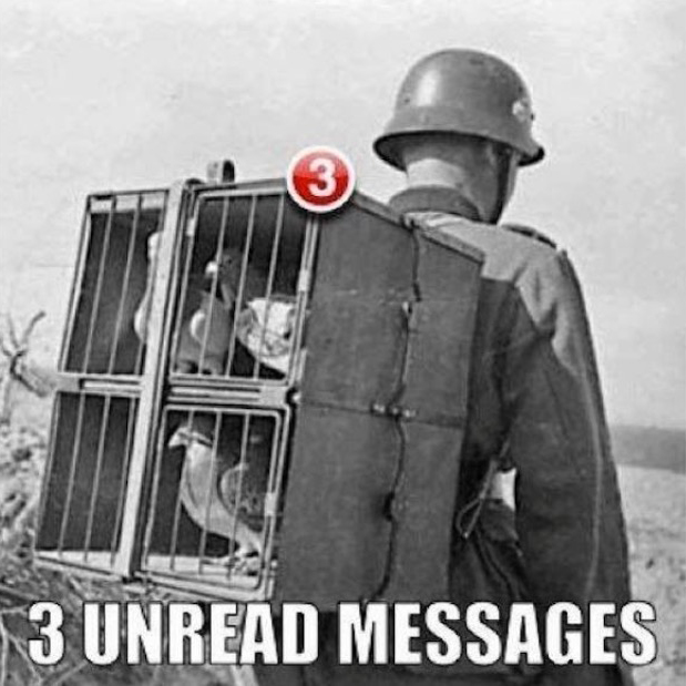 three unread messages - 13 Unread Messages