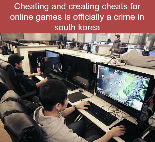 addiction of computer games - Cheating and creating cheats for online games is officially a crime in south korea