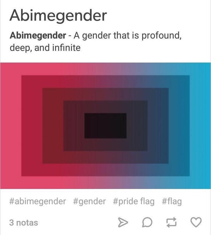pride flag cringe - Abimegender Abimegender A gender that is profound, deep, and infinite flag 3 notas