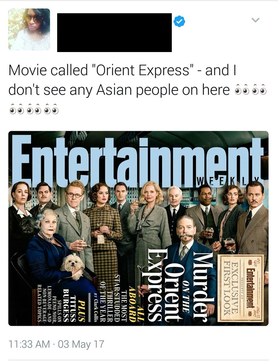 poster - Entertainment Presents An Exclusive First Look Iwe Ekl On The Murder Orient Express Movie called "Orient Express" and I don't see any Asian people on here Entertainment All Aboard The Most StarStudded Uthriller Of The Year By Clark Collis Plus Ti