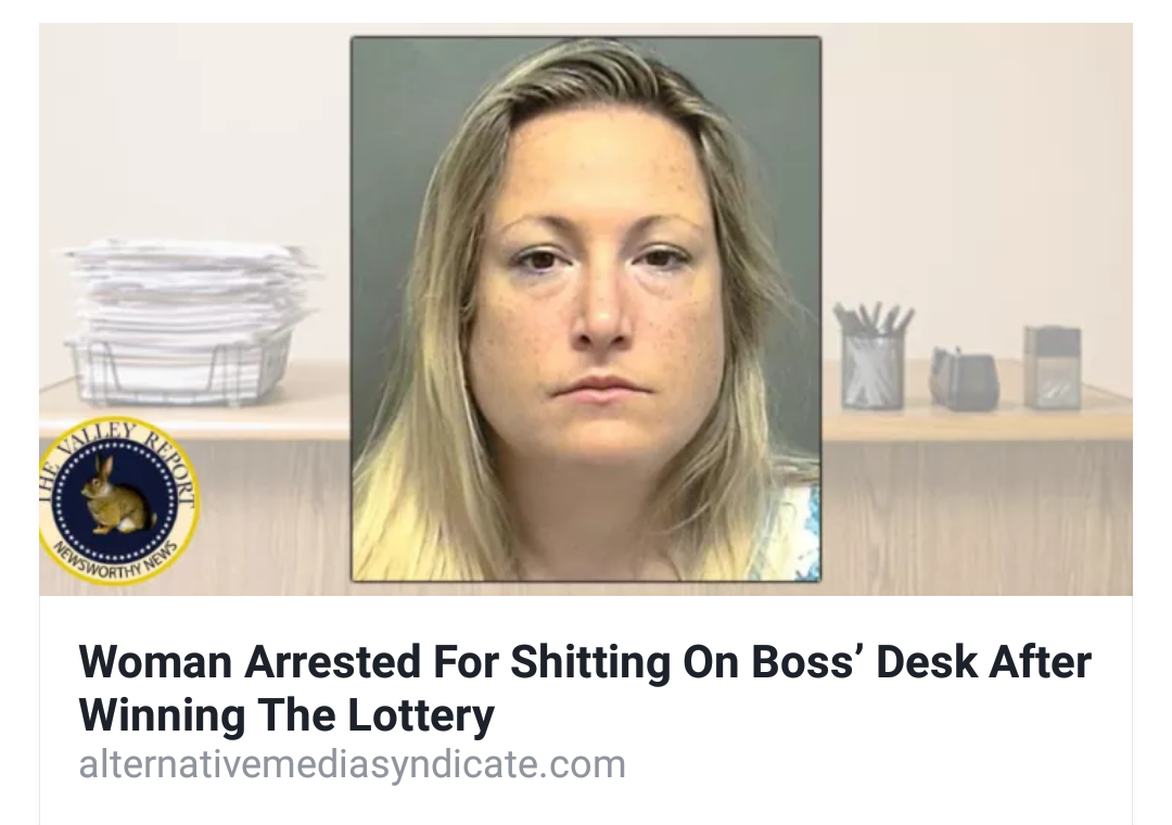 woman arrested for defecating on boss desk after winning the lottery - Woman Arrested For Shitting On Boss' Desk After Winning The Lottery alternativemediasyndicate.com