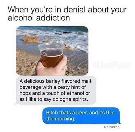 bitch thats a beer meme - When you're in denial about your alcohol addiction A delicious barley flavored malt beverage with a zesty hint of hops and a touch of ethanol or as i to say cologne spirits. Bitch thats a beer, and its 9 in the morning. Delivered