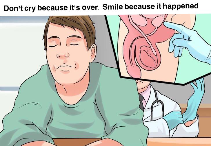 cool wikihow macros - Don't cry because it's over. Smile because it happened