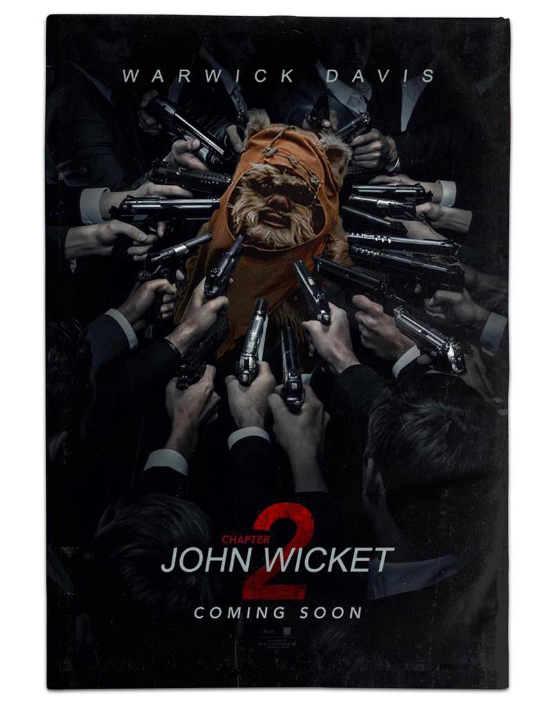 john wick 2 poster guns - Warwick Davis Chapter John Wicket Coming Soon