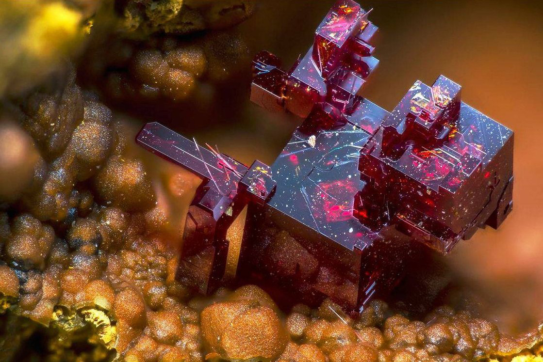 crystals of cuprite