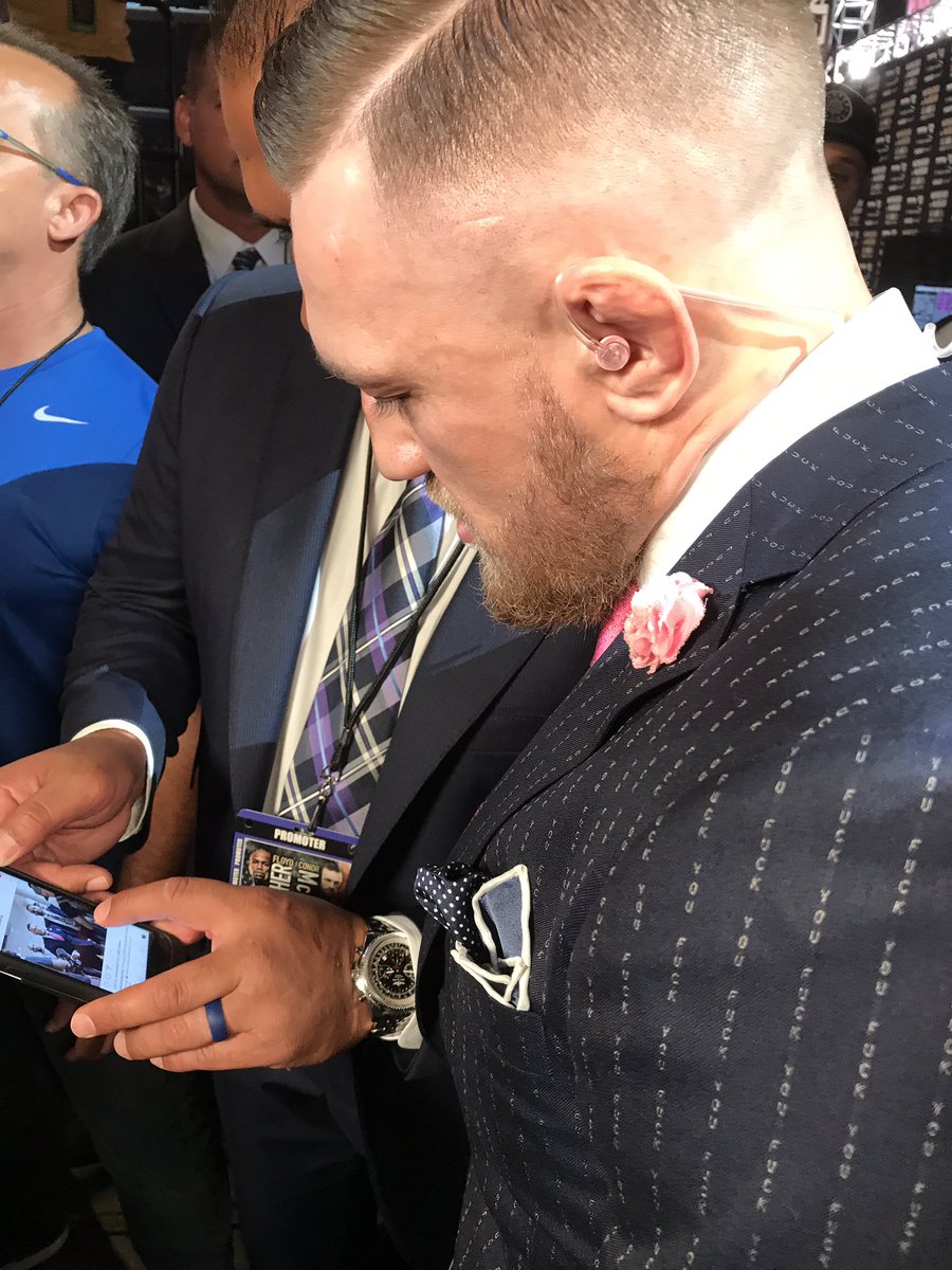 conor mcgregor fuck you suit - Promoter 1111 310 1111111 11191111110