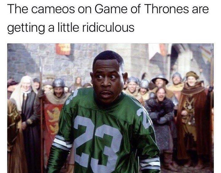 martin lawrence game of thrones meme - The cameos on Game of Thrones are getting a little ridiculous