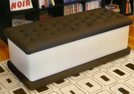 cool product ice cream sandwich bench - Noir