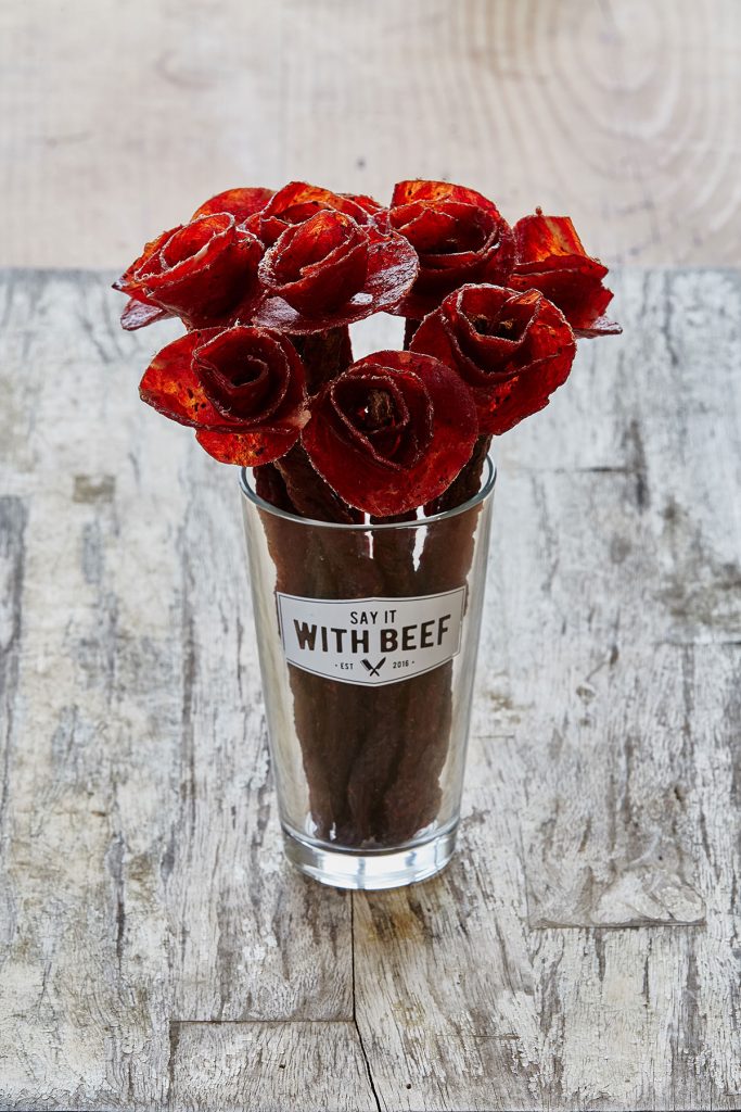 cool product beef jerky bouquet - Say It With Beef Est 2015