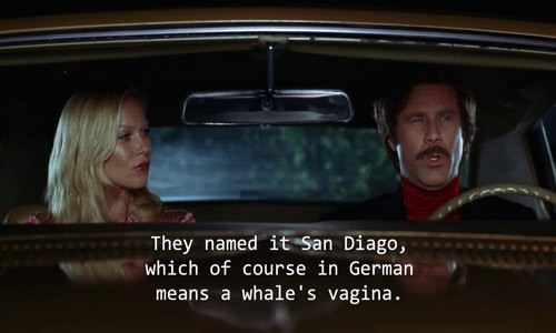 whales vagina gif - They named it San Diago, which of course in German means a whale's vagina.