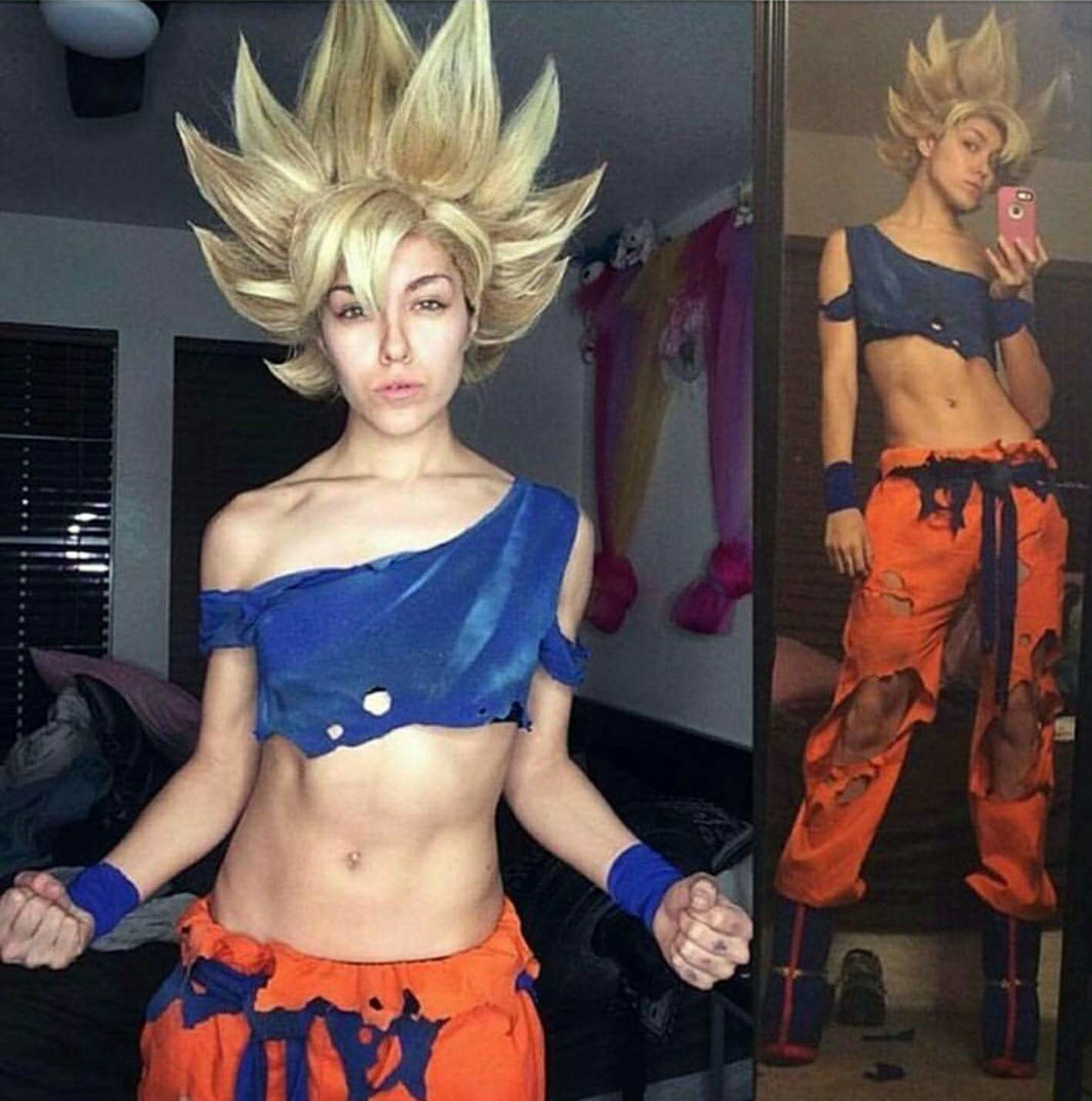 goku cosplay girl