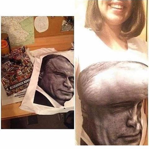 putin shirt boobs - Alexander Kond