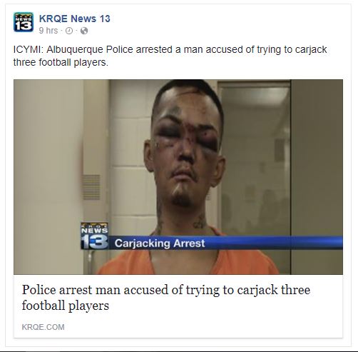 man accused of attacking football players and has face that looks like he has been beaten