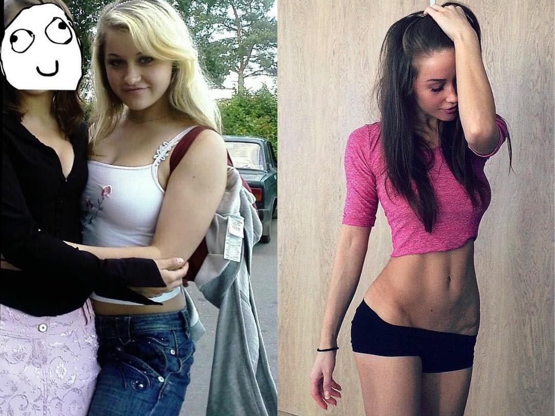 girls before after puberty