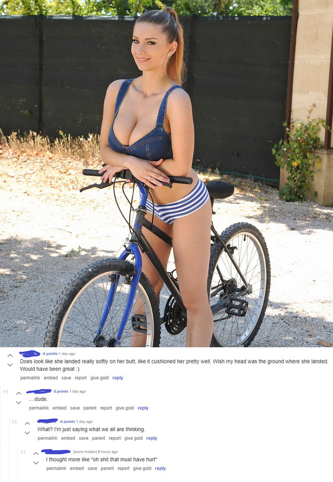 hot girls on bicycles