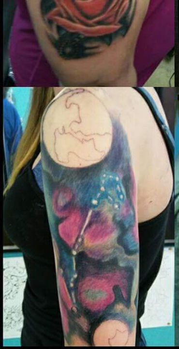 Tattoo on girls arm