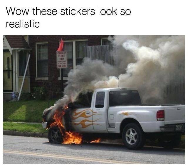 ironic funny - Wow these stickers look so realistic Toro