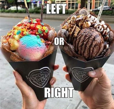 all kinds of ice cream