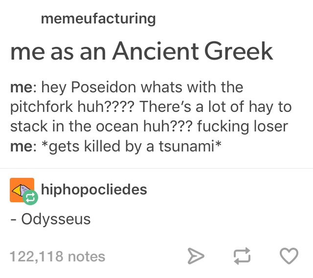 Funny tweet about Ancient Greek