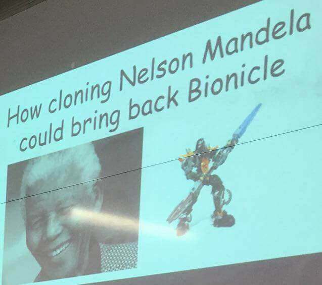 Funny meme about cloning Nelson Mandela