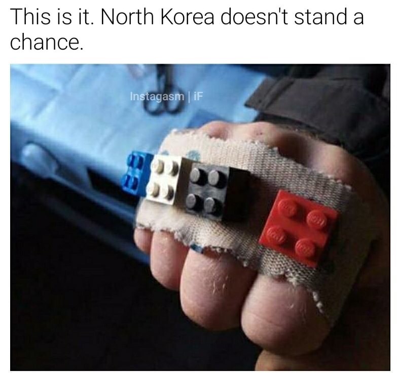 deadly brass knuckles - This is it. North Korea doesn't stand a chance. Instagasmi