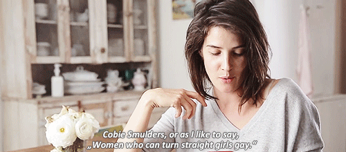 young cobie smulders gif - Cobie Smulders, or as I to say Women who can turn straight girls gay.