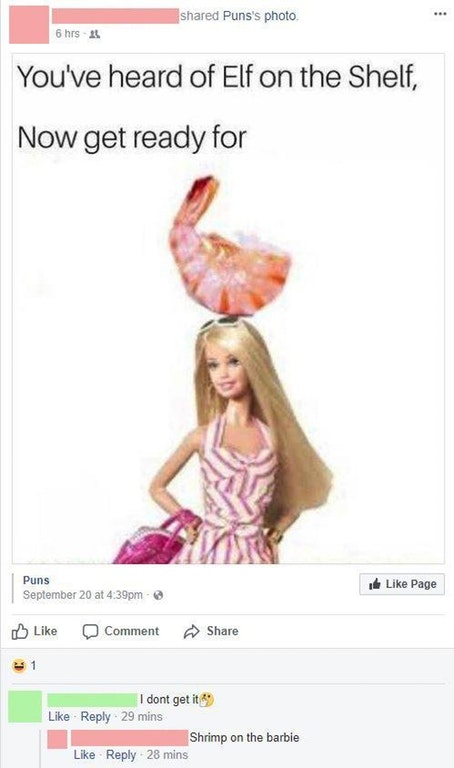Shrimp on a Barbie