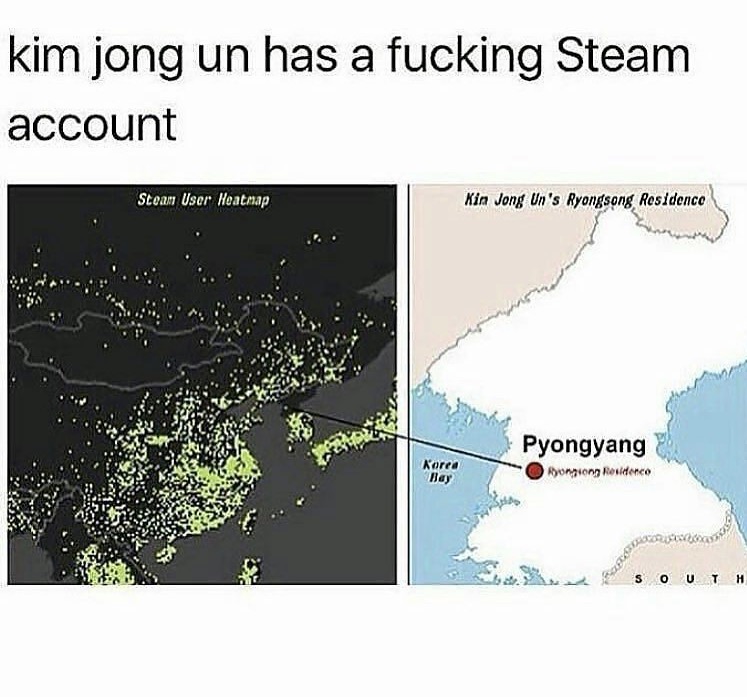 kim jong un steam account - kim jong un has a fucking Steam account Steam User Heatnap Kin Jong Un's Ryongsong Residence Pyongyang Bongsong Residenco Korea Boy