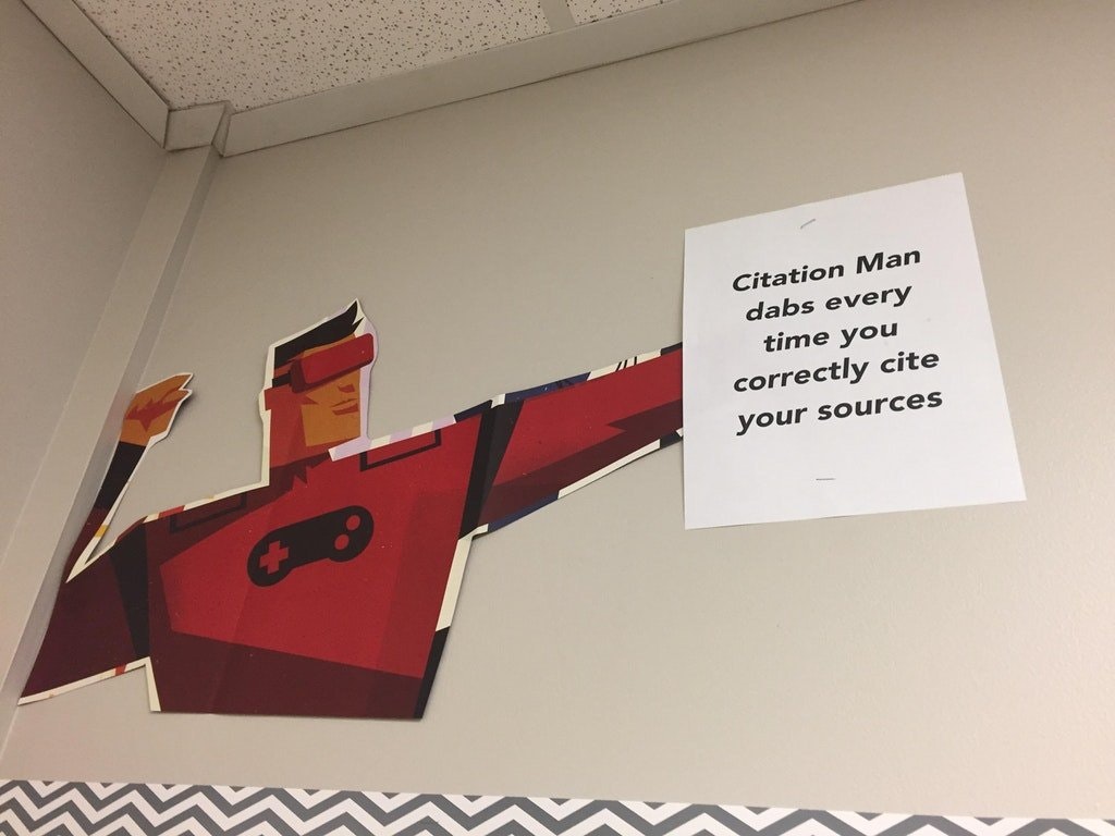 citation man dabs - Citation Man dabs every time you correctly cite your sources