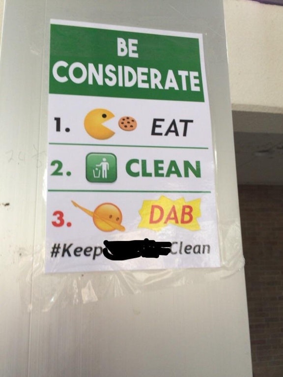 r fellowkids - Be Considerate Eat 2. G Clean 3. Dab Clean