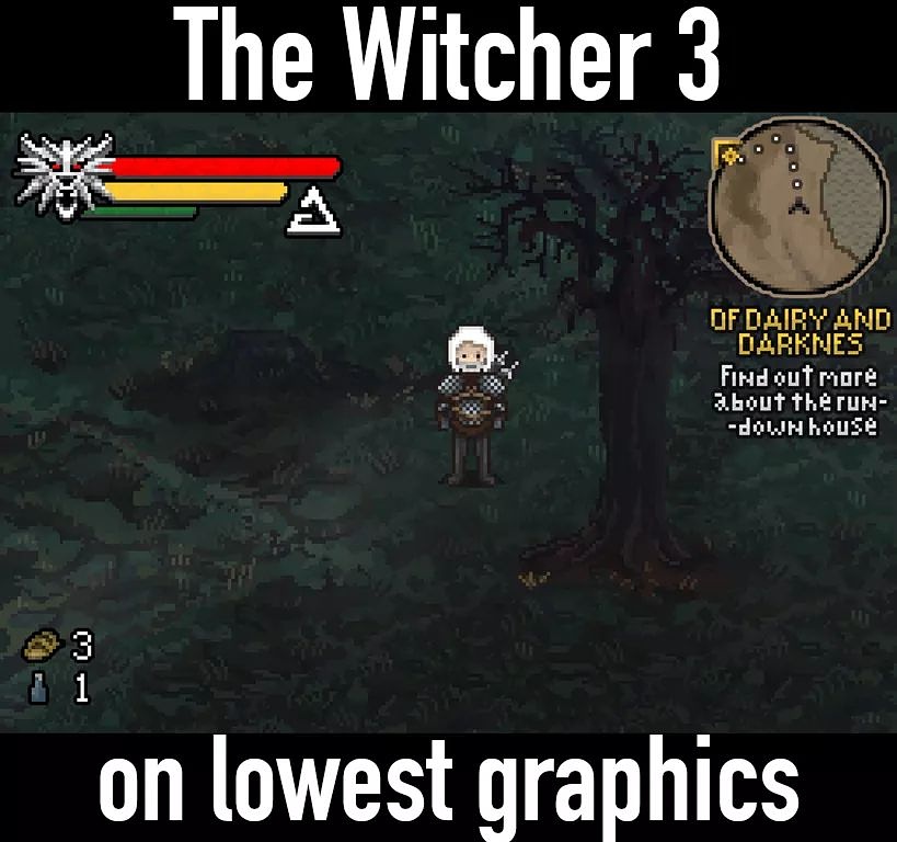 witcher 3 funny memes - The Witcher 3 Of Dairy And Darknes Find out more about therun DOWNhouse on lowest graphics