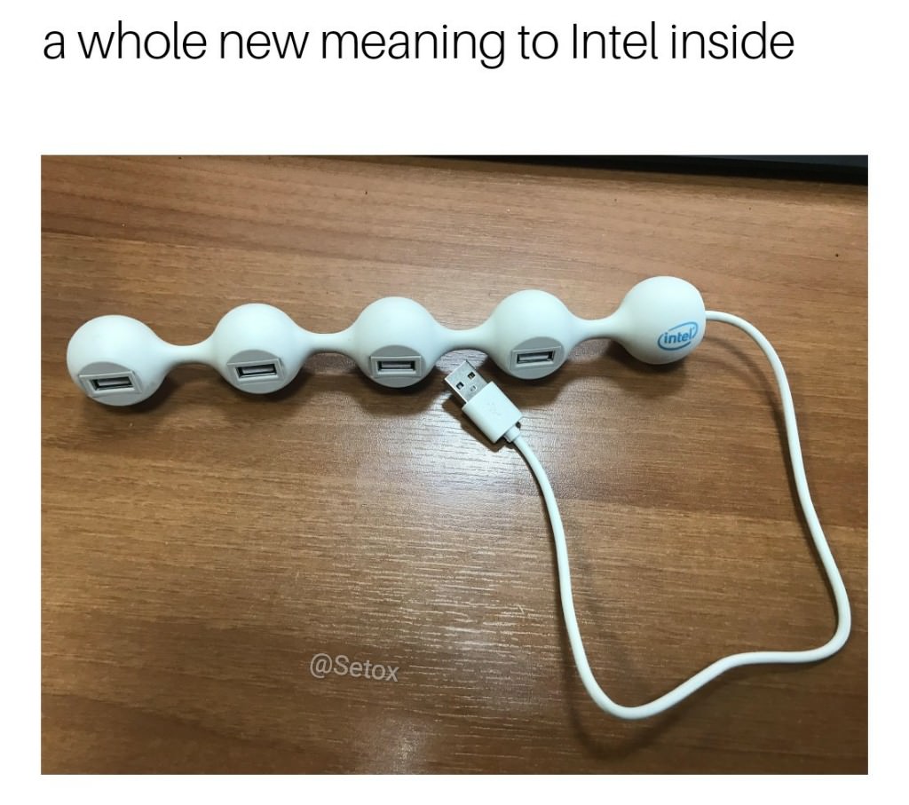 hub usb intel - a whole new meaning to Intel inside intel