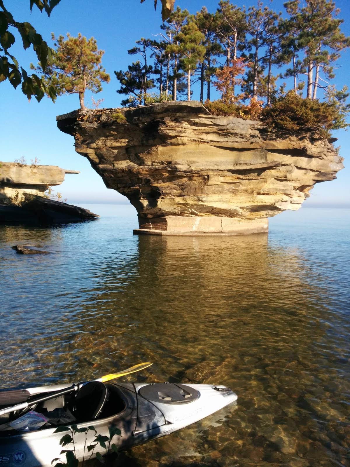 turnip rock lake huron